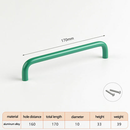 Aluminum Alloy Cabinet Pulls Handles with 22mm Screw, Wardrobe Drawer Hardware Metal Pulls