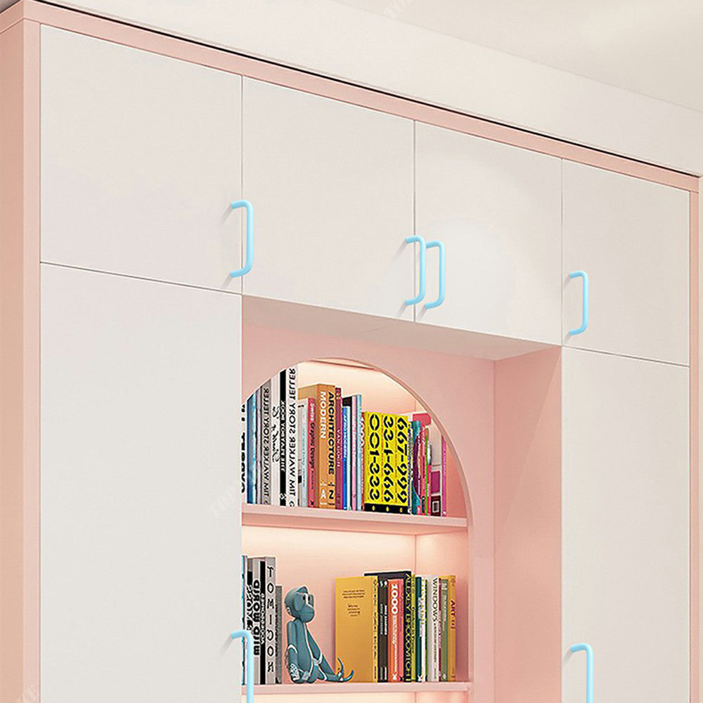 Aluminum Alloy Cabinet Pulls Handles with 22mm Screw, Wardrobe Drawer Hardware Metal Pulls