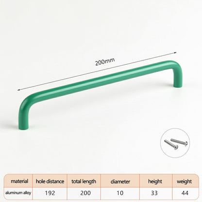 Aluminum Alloy Cabinet Pulls Handles with 22mm Screw, Wardrobe Drawer Hardware Metal Pulls