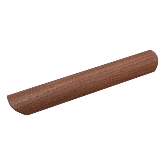22mm Screw Wooden Cabinet Pulls Black Walnut Cupboard Wardrobe Pull Handle