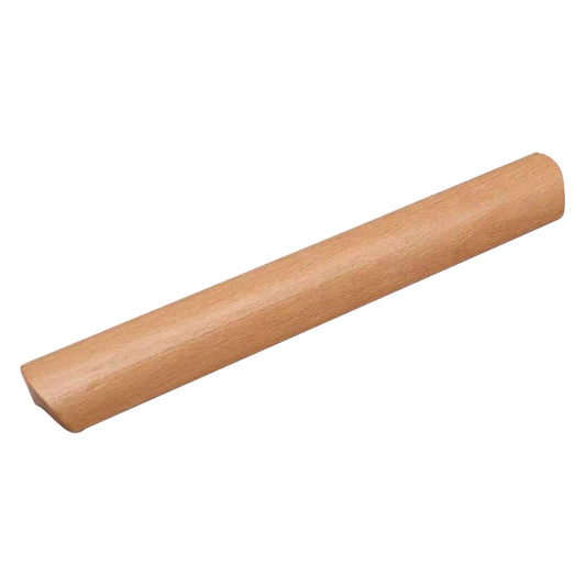 Beech Wood Cabinet Pulls Handle 22mm Screw Cupboard Wardrobe Wooden Pulls