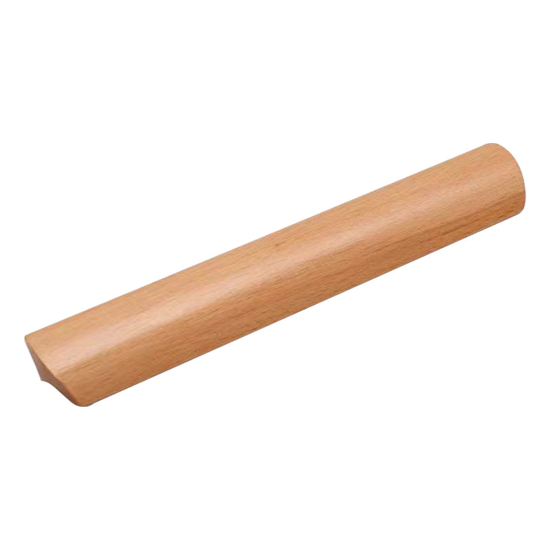 Beech Wood Cabinet Pulls Handle 22mm Screw Cupboard Wardrobe Wooden Pulls