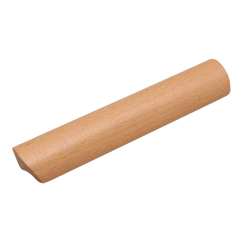 Beech Wood Cabinet Pulls Handle 22mm Screw Cupboard Wardrobe Wooden Pulls