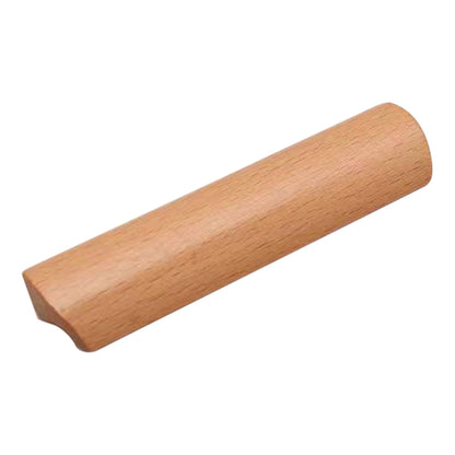Beech Wood Cabinet Pulls Handle 22mm Screw Cupboard Wardrobe Wooden Pulls
