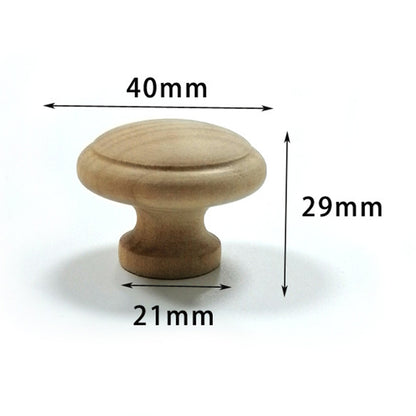 Wooden Cabinet Pulls Handle Drawer Wardrobe Small Pulls Knob with 27mm Screw
