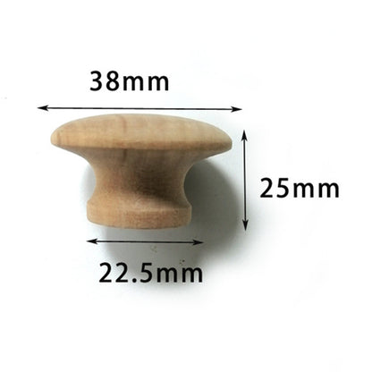 Wooden Cabinet Pulls Handle Drawer Wardrobe Small Pulls Knob with 27mm Screw