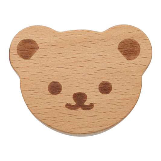 Kids Room Wardrobe Wood Knob Cabinet Drawer Furniture Cartoon Pull Handle, Screw Size: 4*25mm