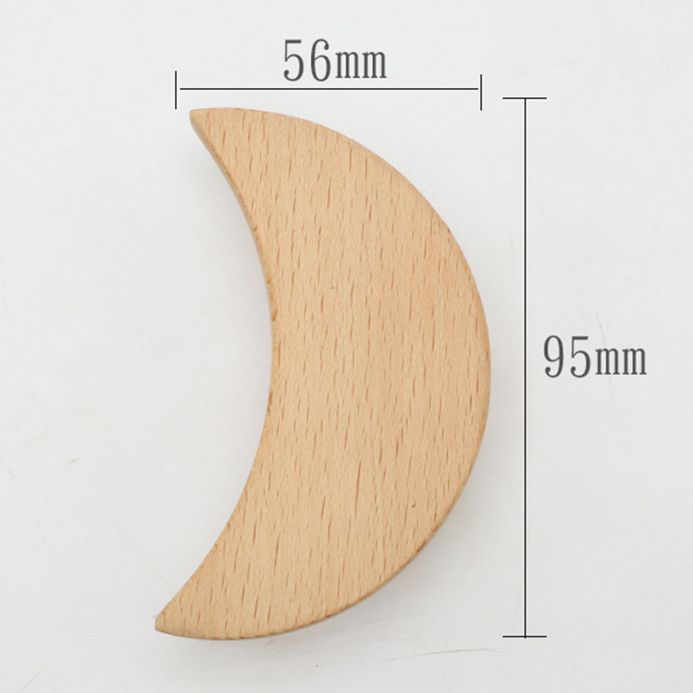 Kids Room Wardrobe Wood Knob Cabinet Drawer Furniture Cartoon Pull Handle, Screw Size: 4*25mm