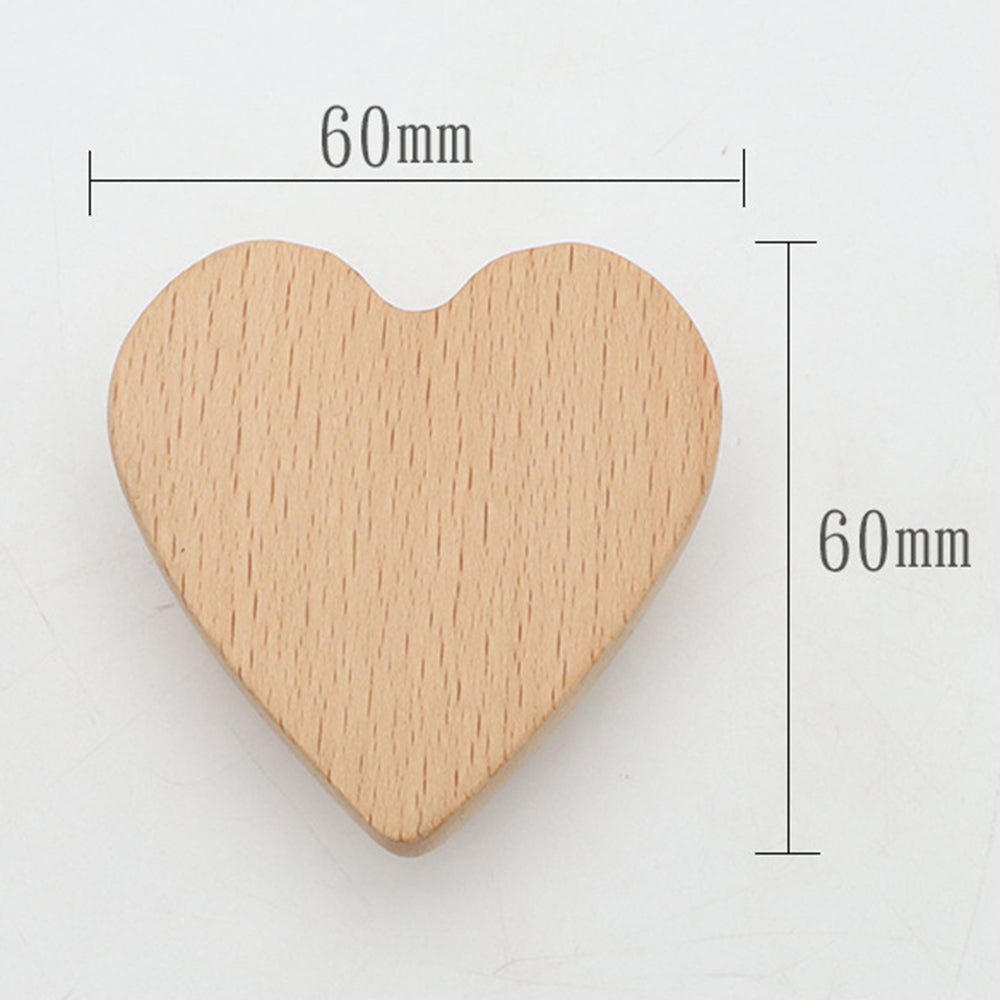Kids Room Wardrobe Wood Knob Cabinet Drawer Furniture Cartoon Pull Handle, Screw Size: 4*25mm