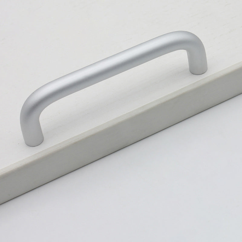 Solid Aluminium Alloy Furniture Door Handle Cabinet Cupboard Pull Knob, Screw Size: 4*22mm