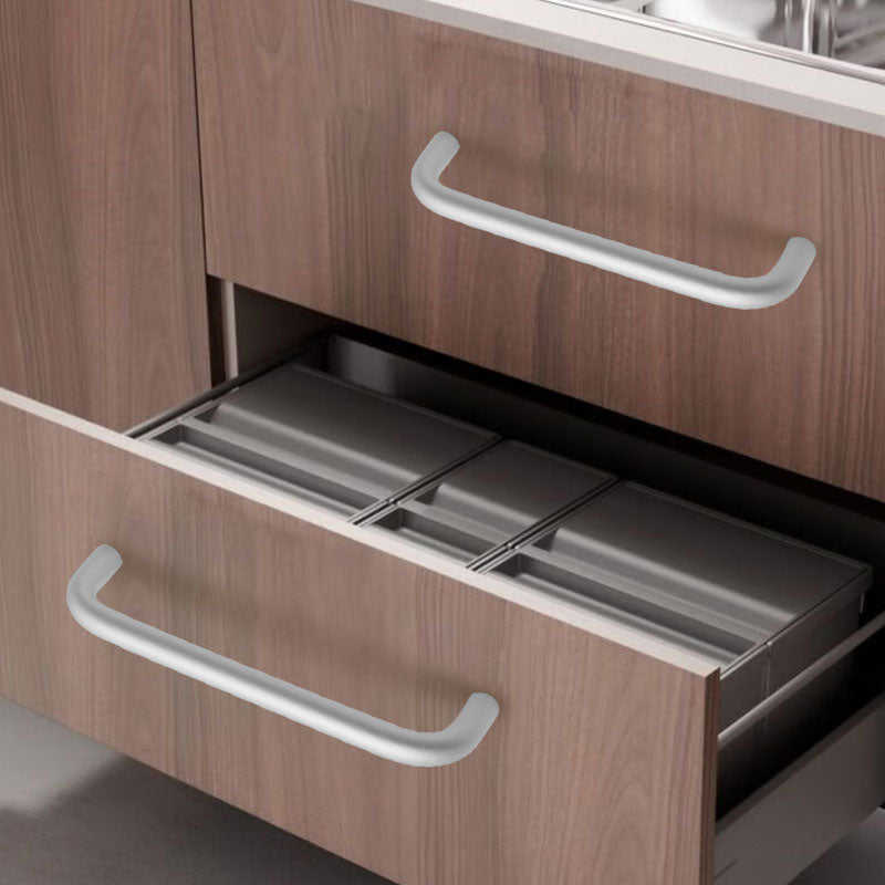 Solid Aluminium Alloy Furniture Door Handle Cabinet Cupboard Pull Knob, Screw Size: 4*22mm