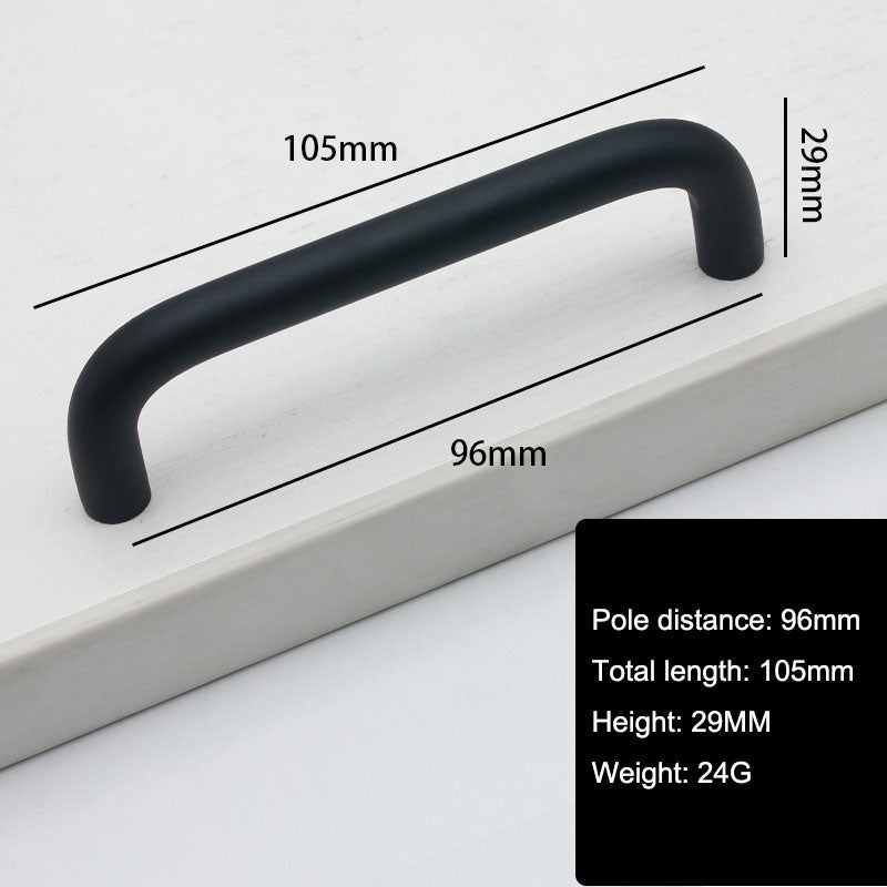 Solid Aluminium Alloy Furniture Door Handle Cabinet Cupboard Pull Knob, Screw Size: 4*22mm