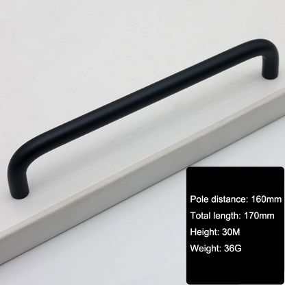 Solid Aluminium Alloy Furniture Door Handle Cabinet Cupboard Pull Knob, Screw Size: 4*22mm
