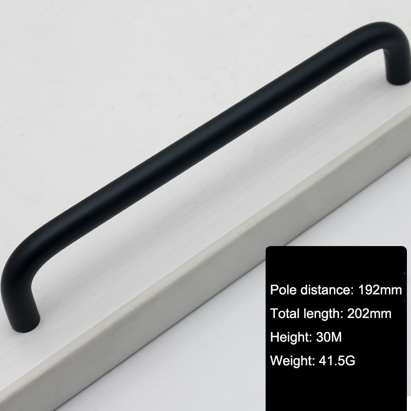 Solid Aluminium Alloy Furniture Door Handle Cabinet Cupboard Pull Knob, Screw Size: 4*22mm