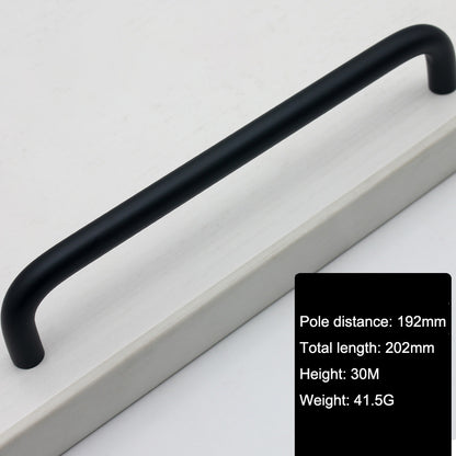 Solid Aluminium Alloy Furniture Door Handle Cabinet Cupboard Pull Knob, Screw Size: 4*22mm