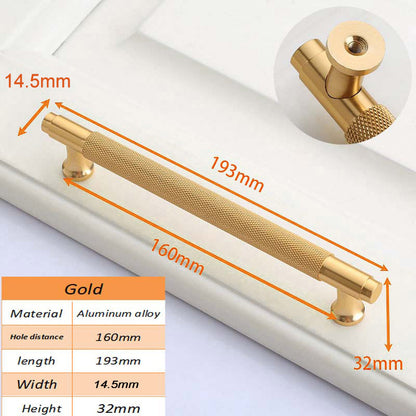 European Style Cabinet Handle Drawer Wardrobe Door Handle Furniture Hardware with 22mm Screw