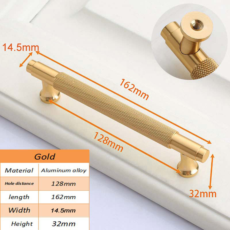 European Style Cabinet Handle Drawer Wardrobe Door Handle Furniture Hardware with 22mm Screw