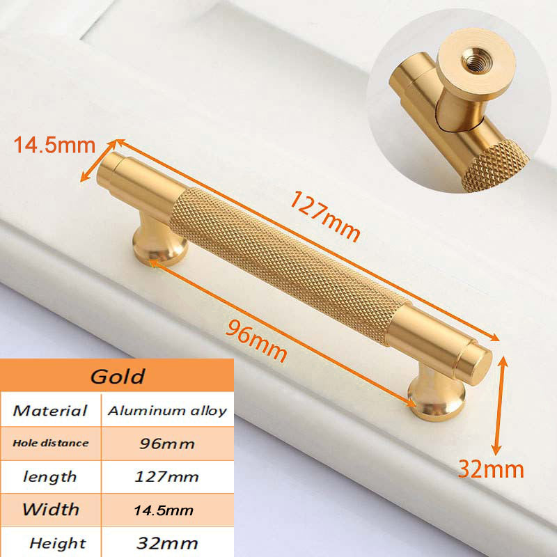 European Style Cabinet Handle Drawer Wardrobe Door Handle Furniture Hardware with 22mm Screw