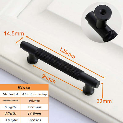 European Style Cabinet Handle Drawer Wardrobe Door Handle Furniture Hardware with 22mm Screw
