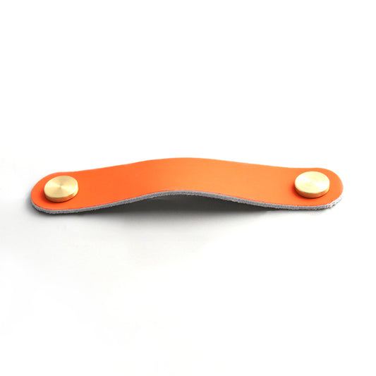 Nordic Style Cabinet Handles Pulls PU Leather Anti-Collision Drawer Pulls with 22mm Screw