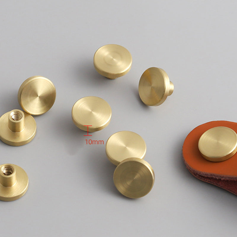 Nordic Style Cabinet Handles Pulls PU Leather Anti-Collision Drawer Pulls with 22mm Screw