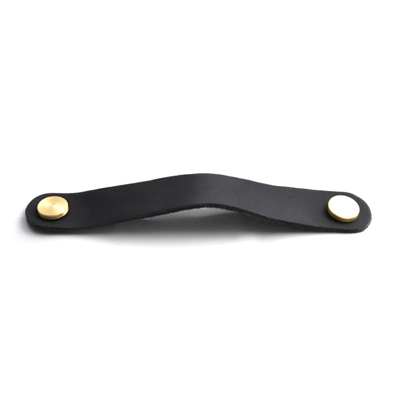 Nordic Style Cabinet Handles Pulls PU Leather Anti-Collision Drawer Pulls with 22mm Screw