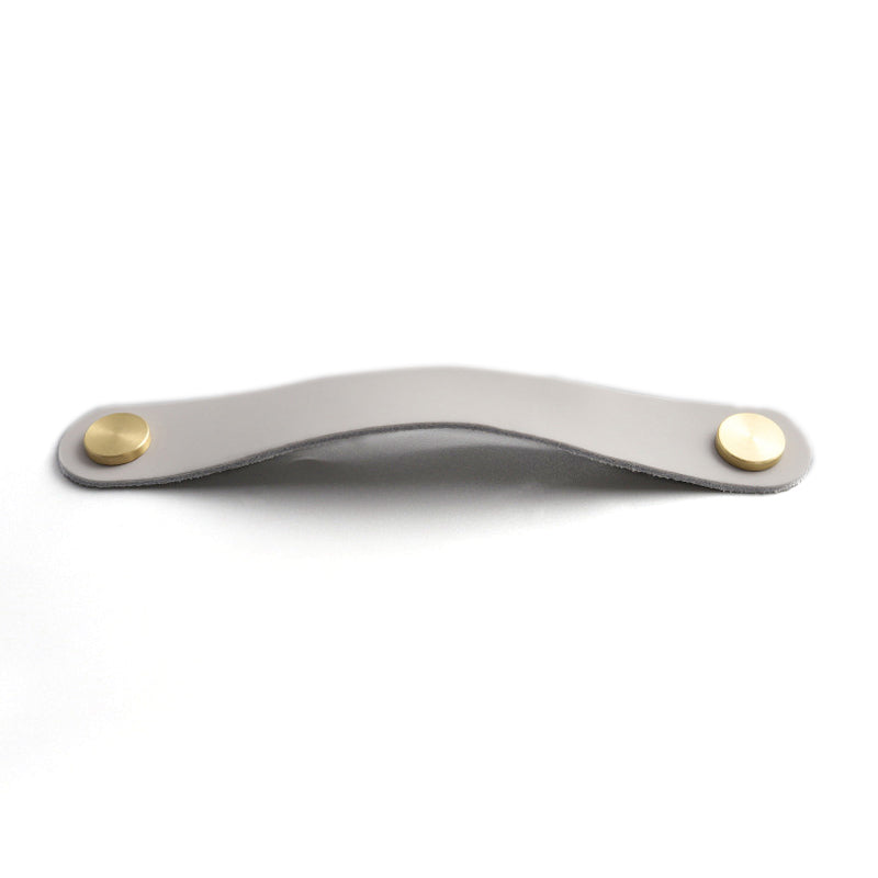 Nordic Style Cabinet Handles Pulls PU Leather Anti-Collision Drawer Pulls with 22mm Screw
