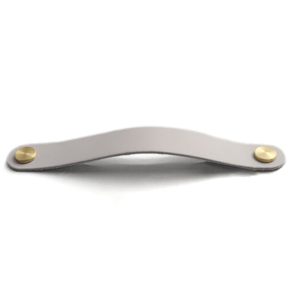 Nordic Style Cabinet Handles Pulls PU Leather Anti-Collision Drawer Pulls with 22mm Screw