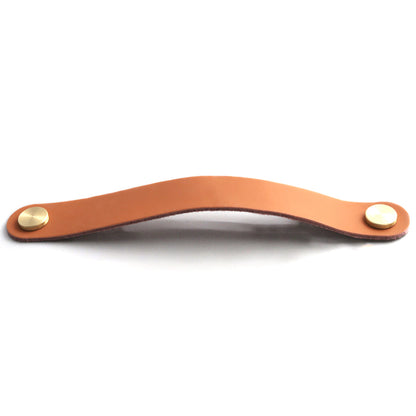 Nordic Style Cabinet Handles Pulls PU Leather Anti-Collision Drawer Pulls with 22mm Screw