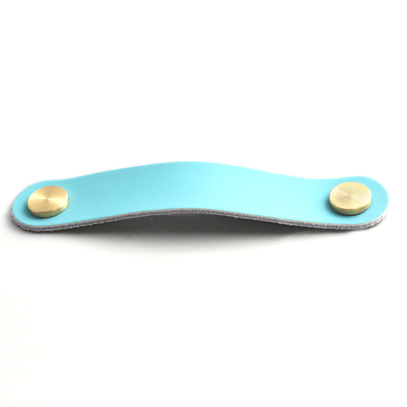 Nordic Style Cabinet Handles Pulls PU Leather Anti-Collision Drawer Pulls with 22mm Screw