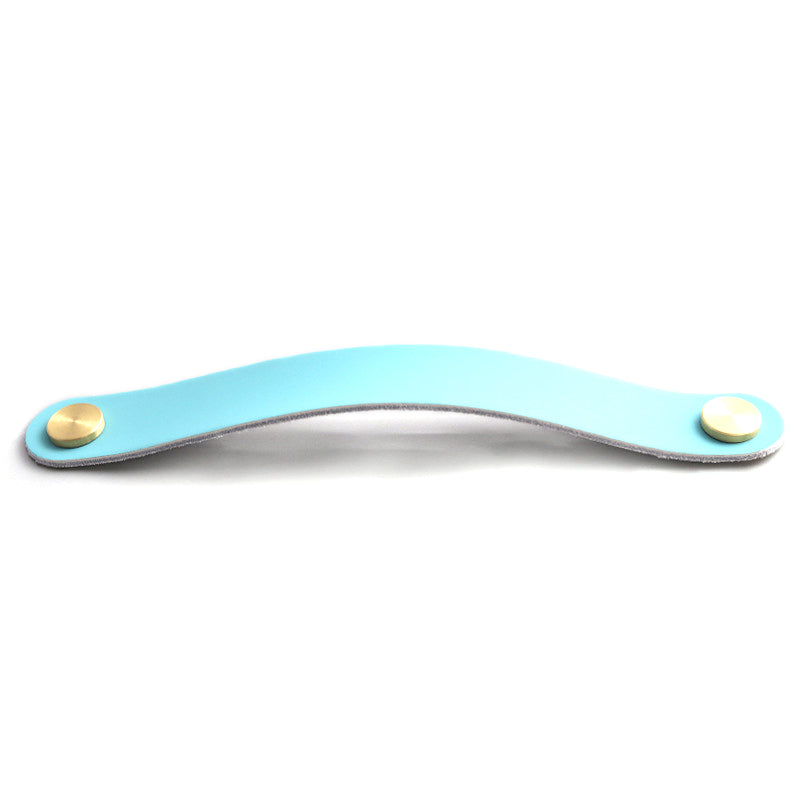 Nordic Style Cabinet Handles Pulls PU Leather Anti-Collision Drawer Pulls with 22mm Screw