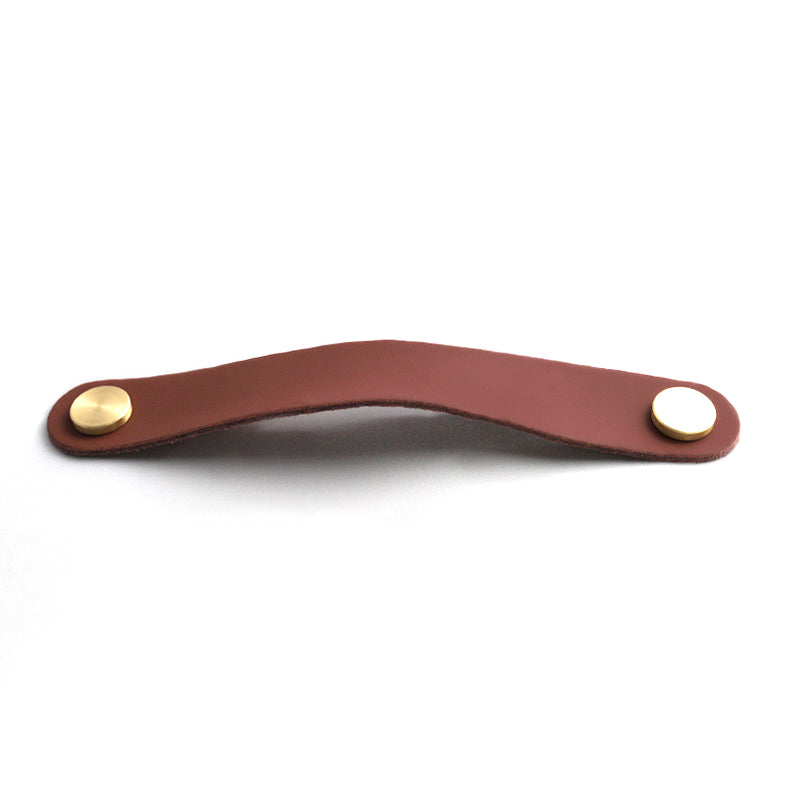 Nordic Style Cabinet Handles Pulls PU Leather Anti-Collision Drawer Pulls with 22mm Screw