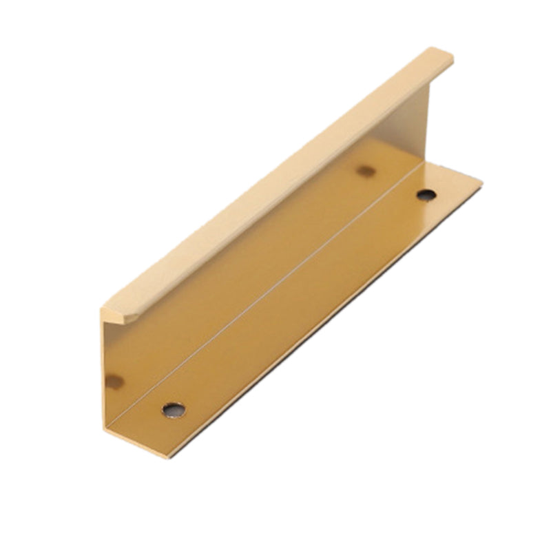 Aluminum Alloy Cabinet Pulls Handles Embedded Wardrobe Drawer Metal Pulls with 15mm Self-Tapping Screw