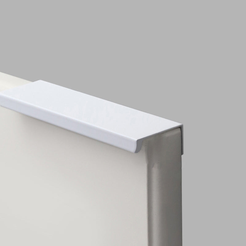 Aluminum Alloy Cabinet Pulls Handles Embedded Wardrobe Drawer Metal Pulls with 15mm Self-Tapping Screw
