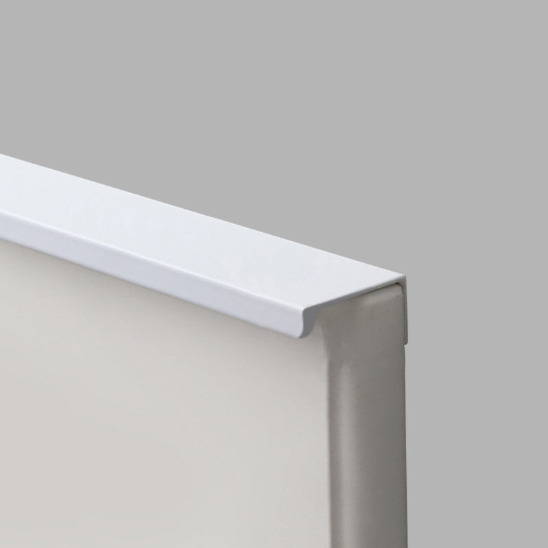 Aluminum Alloy Cabinet Pulls Handles Embedded Wardrobe Drawer Metal Pulls with 15mm Self-Tapping Screw