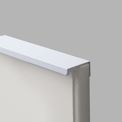 Aluminum Alloy Cabinet Pulls Handles Embedded Wardrobe Drawer Metal Pulls with 15mm Self-Tapping Screw