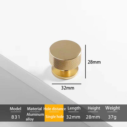Simple Style Modern Cabinet Pulls Handle Drawer Wardrobe Small Round Pulls Knob with 22mm Screw