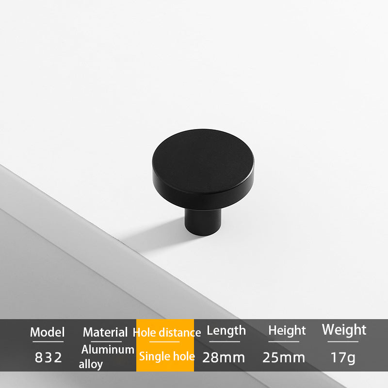 Simple Style Modern Cabinet Pulls Handle Drawer Wardrobe Small Round Pulls Knob with 22mm Screw