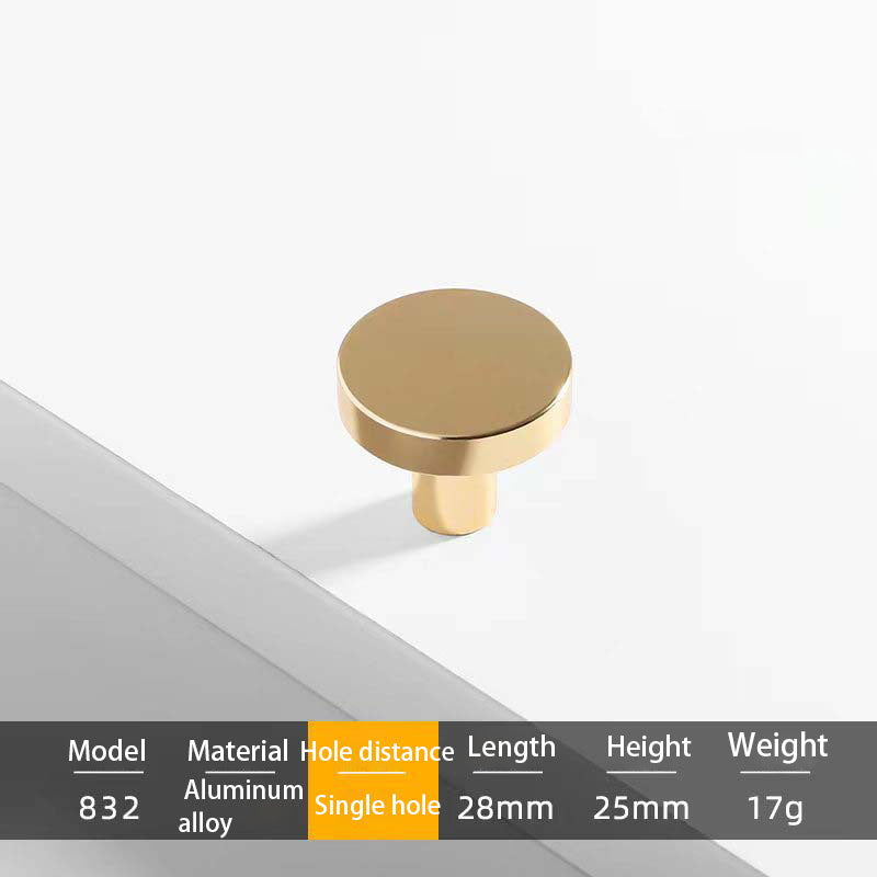 Simple Style Modern Cabinet Pulls Handle Drawer Wardrobe Small Round Pulls Knob with 22mm Screw