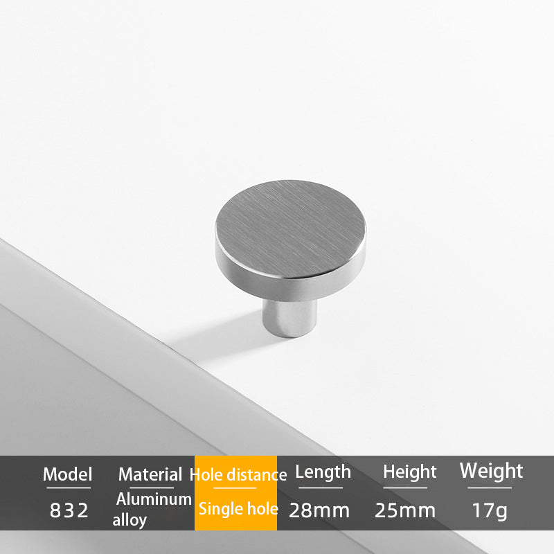 Simple Style Modern Cabinet Pulls Handle Drawer Wardrobe Small Round Pulls Knob with 22mm Screw