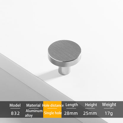 Simple Style Modern Cabinet Pulls Handle Drawer Wardrobe Small Round Pulls Knob with 22mm Screw