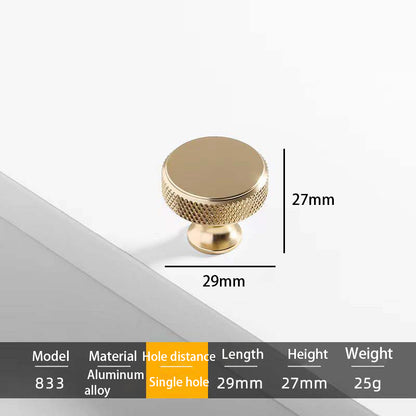 Simple Style Modern Cabinet Pulls Handle Drawer Wardrobe Small Round Pulls Knob with 22mm Screw