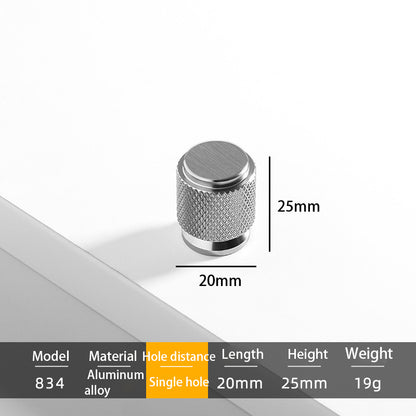 Simple Style Modern Cabinet Pulls Handle Drawer Wardrobe Small Round Pulls Knob with 22mm Screw
