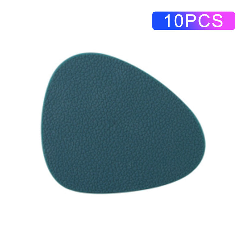 10Pcs / Set Water Drop-shaped Desktop Cup Silicone Mat Dining Table Heat Insulation Pad