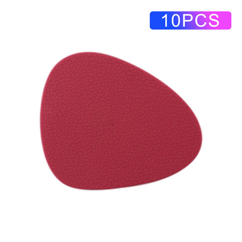 10Pcs / Set Water Drop-shaped Desktop Cup Silicone Mat Dining Table Heat Insulation Pad