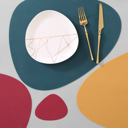 Desktop Silicone Dining Table Mat Heat Insulation Tableware Pad Set with Cup Mat