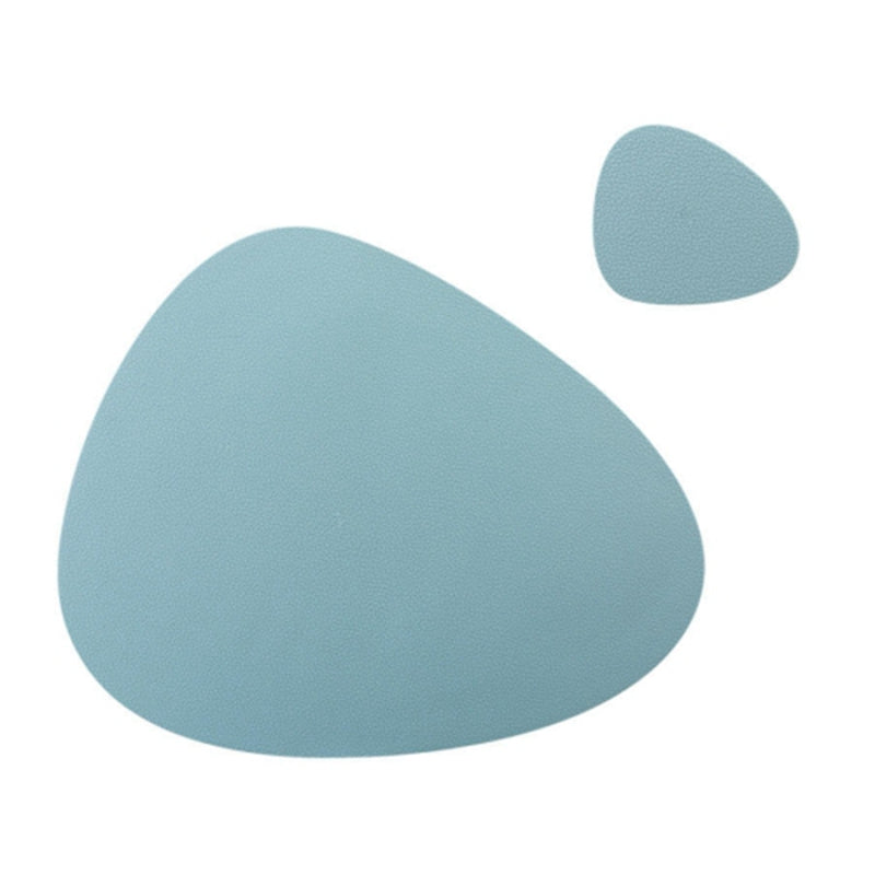 Desktop Silicone Dining Table Mat Heat Insulation Tableware Pad Set with Cup Mat