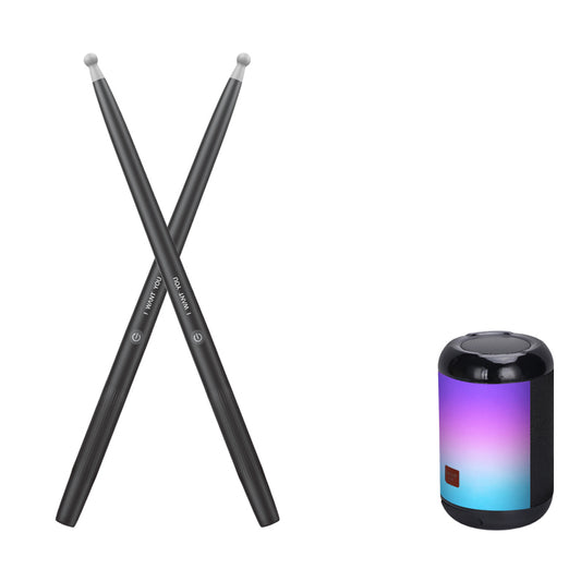 NX05 1 Pair Air Drum Sticks Home Electronic Drum Practice Somatosensory Air Drum Sticks with Bluetooth Speaker