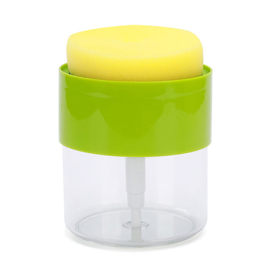 ABS+PS Manual Pressing Soap Dispenser Detergent Dish Washing Liquid Box Kitchen Cleaning Tool