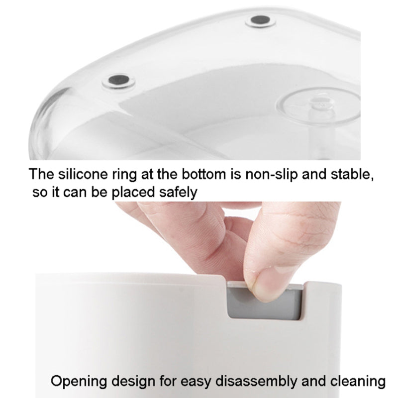 Manual Pressing Sponge Detergent Dispenser Liquid Dish Soap Dispenser Sponge Storage Box for Kitchen